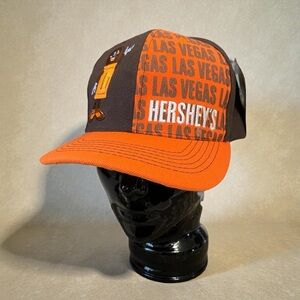 Hershey's Chocolate World REESE'S Peanut Butter Las Vegas Snapback Cap Hat OS